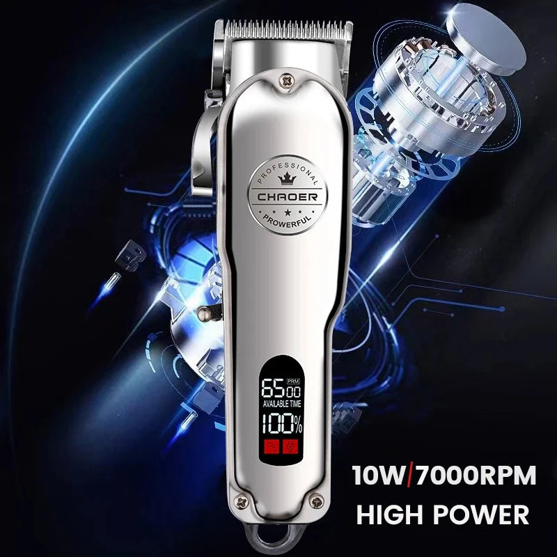 Professional Rechargeable Pet Hair Clipper – Low Noise Grooming Trimmer